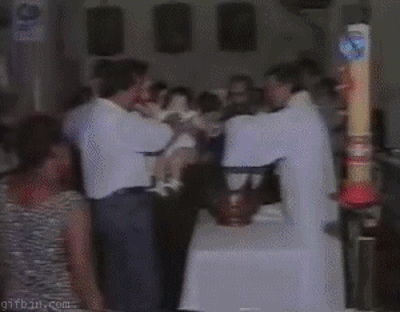 Dyngus w kościele...
